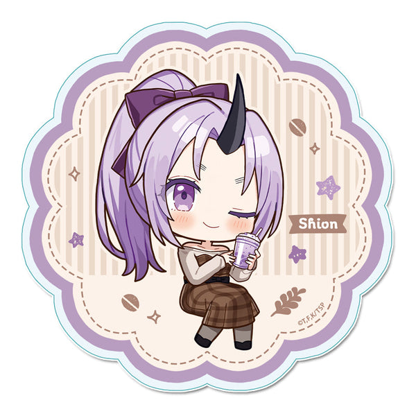 『転生したらスライムだった件』ぷちちょこアクリルコースター 【シオン】カフェごはんver.