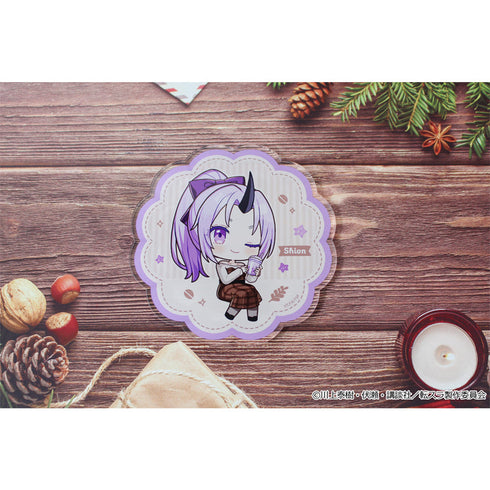『転生したらスライムだった件』ぷちちょこアクリルコースター 【シオン】カフェごはんver.