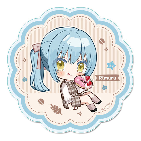『転生したらスライムだった件』ぷちちょこアクリルコースター 【リムル(ドーナツ)】カフェごはんver.