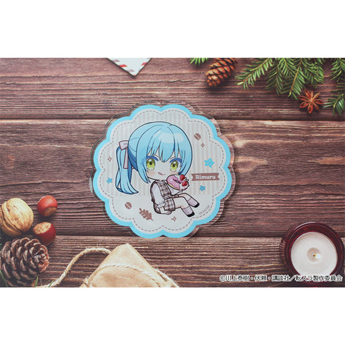 『転生したらスライムだった件』ぷちちょこアクリルコースター 【リムル(ドーナツ)】カフェごはんver.