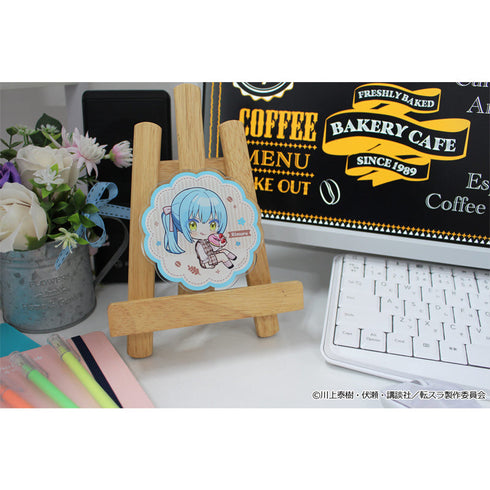 『転生したらスライムだった件』ぷちちょこアクリルコースター 【リムル(ドーナツ)】カフェごはんver.