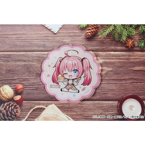 『転生したらスライムだった件』ぷちちょこアクリルコースター 【ミリム】カフェごはんver.