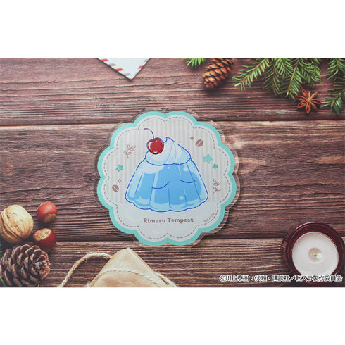 『転生したらスライムだった件』ぷちちょこアクリルコースター 【ゼリーリムル】カフェごはんver.