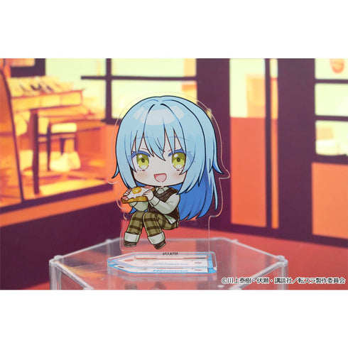 『転生したらスライムだった件』ぷちちょこアクリルスタンド 【リムル(トースト)】カフェごはんver.