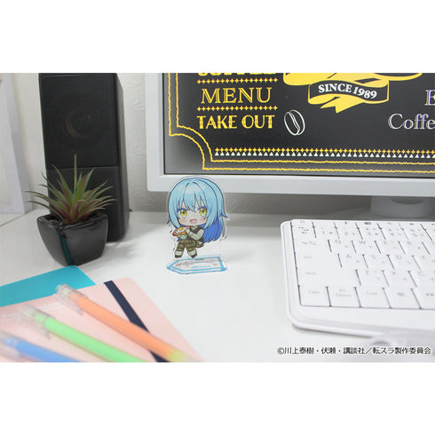 『転生したらスライムだった件』ぷちちょこアクリルスタンド 【リムル(トースト)】カフェごはんver.