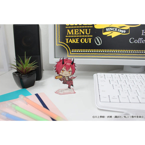 『転生したらスライムだった件』ぷちちょこアクリルスタンド 【ベニマル】カフェごはんver.