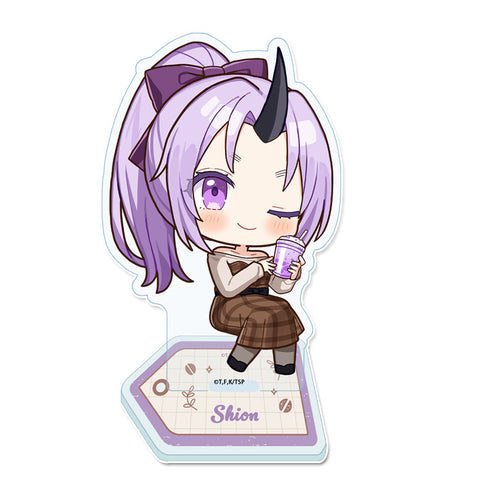 『転生したらスライムだった件』ぷちちょこアクリルスタンド 【シオン】カフェごはんver.