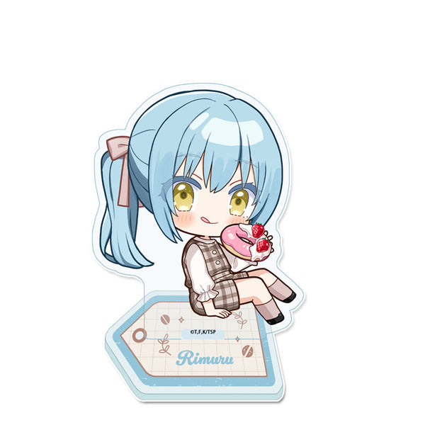 『転生したらスライムだった件』ぷちちょこアクリルスタンド 【リムル(ドーナツ)】カフェごはんver.