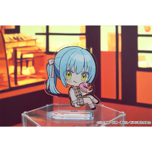 『転生したらスライムだった件』ぷちちょこアクリルスタンド 【リムル(ドーナツ)】カフェごはんver.