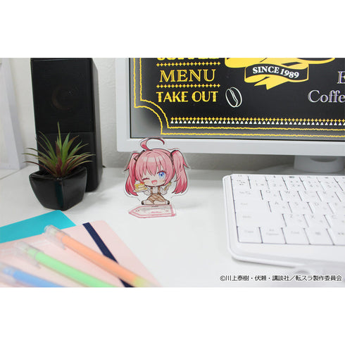 『転生したらスライムだった件』ぷちちょこアクリルスタンド 【ミリム】カフェごはんver.