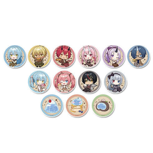 『転生したらスライムだった件』ぷちちょこトレーディンググリッター缶バッジ カフェごはんver.【BOX】