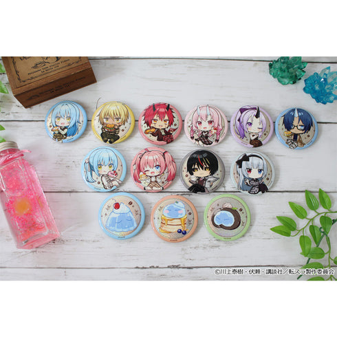 『転生したらスライムだった件』ぷちちょこトレーディンググリッター缶バッジ カフェごはんver.【BOX】