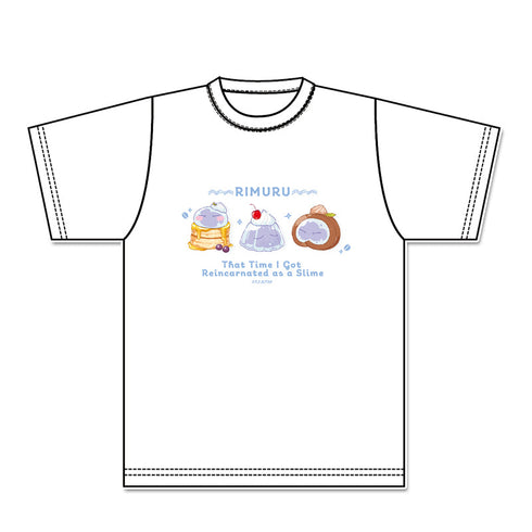 『転生したらスライムだった件』ぷちちょこグラフィックTシャツ カフェごはんver.