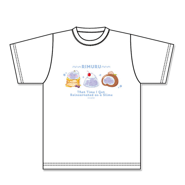 『転生したらスライムだった件』ぷちちょこグラフィックTシャツ カフェごはんver.