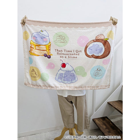 『転生したらスライムだった件』ぷちちょこブランケット カフェごはんver.