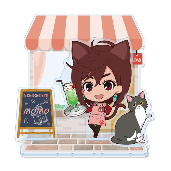 『ダンダダン』ぷちちょこ ミニアクリルジオラマ 【モモ】 猫カフェ