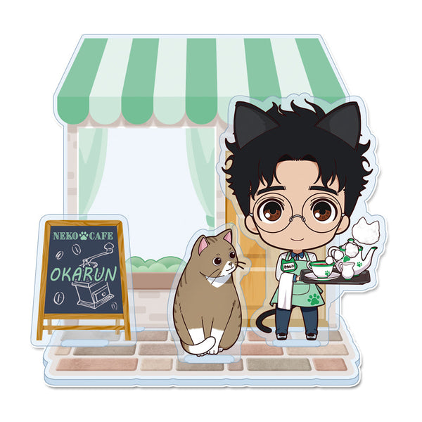 『ダンダダン』ぷちちょこ ミニアクリルジオラマ 【オカルン】 猫カフェ