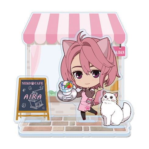 『ダンダダン』ぷちちょこ ミニアクリルジオラマ 【アイラ】 猫カフェ