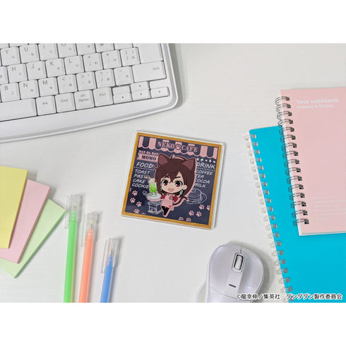 『ダンダダン』ぷちちょこ アクリルコースター 【モモ】 猫カフェ