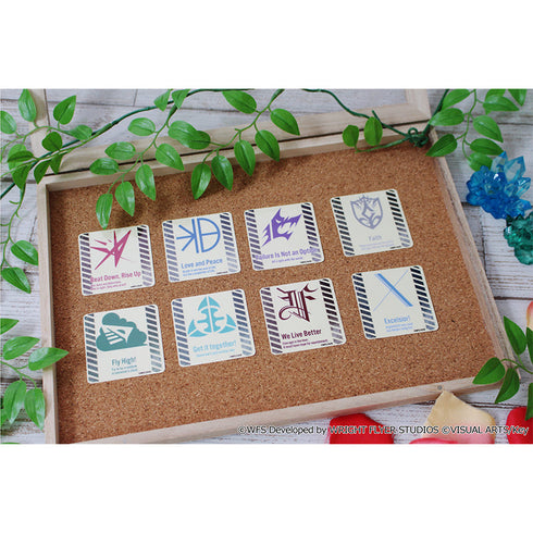 『ヘブンバーンズレッド』部隊ロゴクリアステッカーセット