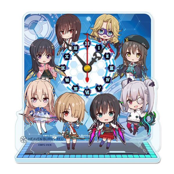『ヘブンバーンズレッド』ぷちちょこミニアクリル置時計【部隊長】