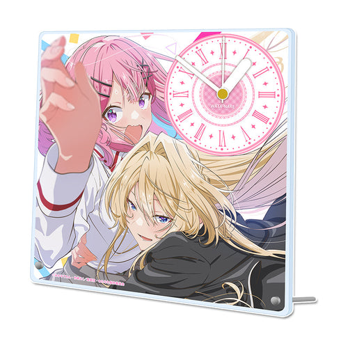 『わたしが恋人になれるわけないじゃん、ムリムリ!(※ムリじゃなかった!?)』アクリル置時計