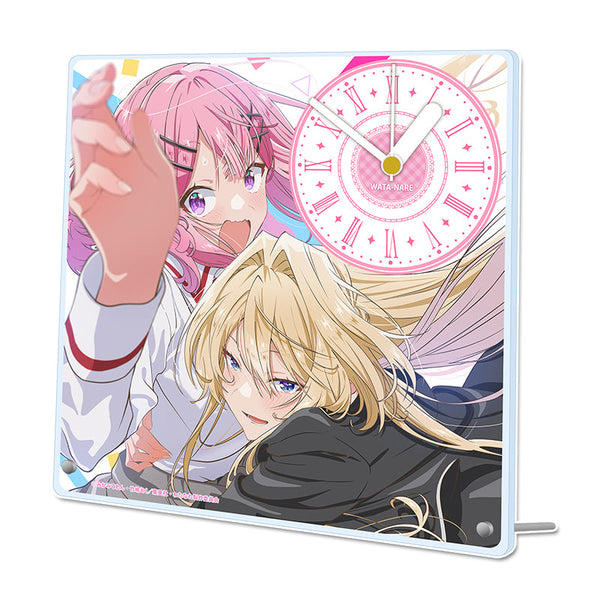 『わたしが恋人になれるわけないじゃん、ムリムリ!(※ムリじゃなかった!?)』アクリル置時計