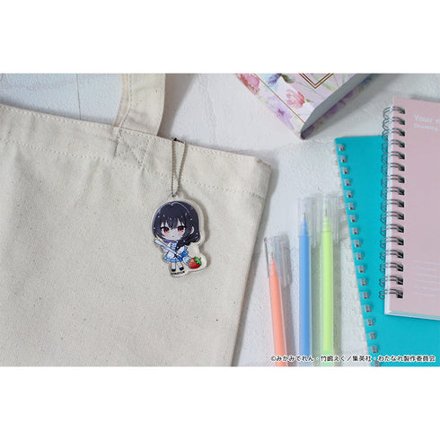 『わたしが恋人になれるわけないじゃん、ムリムリ!(※ムリじゃなかった!?)』ぷちちょこミニアクリルキーホルダー 【琴紗月】 アフタヌーンティー