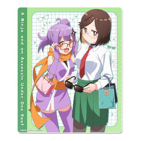 『忍者と殺し屋のふたりぐらし』マウスパッド【さとこ&このは】