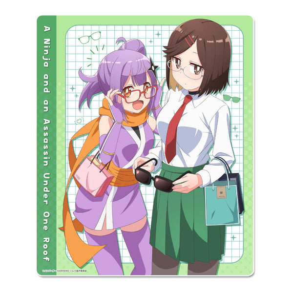 『忍者と殺し屋のふたりぐらし』マウスパッド【さとこ&このは】