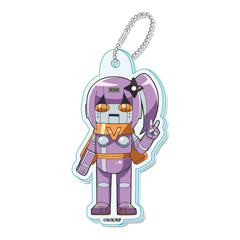 『忍者と殺し屋のふたりぐらし』ミニアクリルキーホルダー【ロボ子】