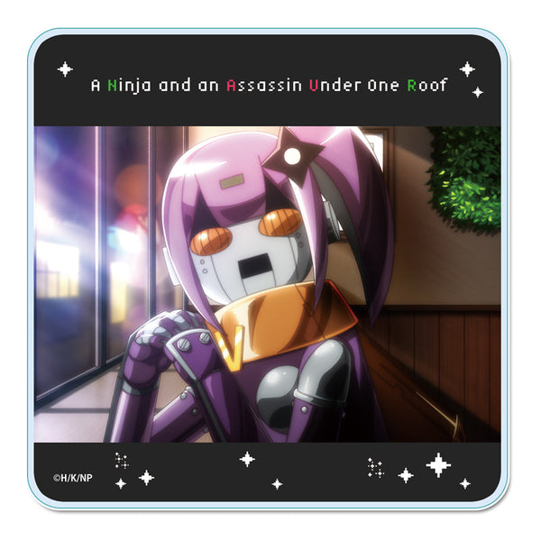 『忍者と殺し屋のふたりぐらし』アクリルコースター【ロボ子】