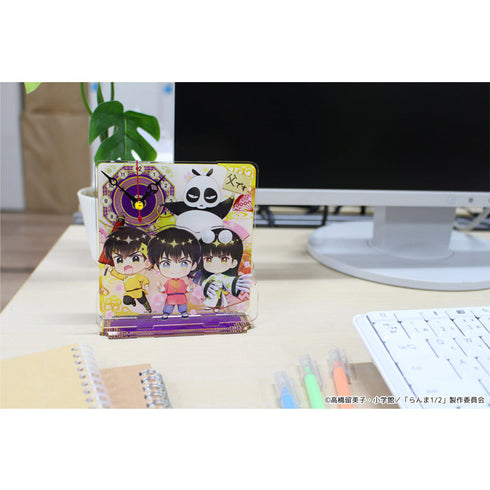 『らんま1/2』ぷちちょこミニアクリル置時計 【乱馬&良牙&ムース&玄馬(パンダ)】