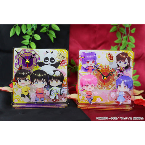『らんま1/2』ぷちちょこミニアクリル置時計 【乱馬&良牙&ムース&玄馬(パンダ)】