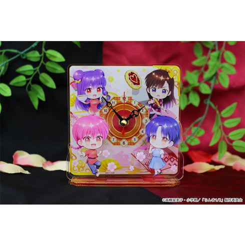 『らんま1/2』ぷちちょこミニアクリル置時計 【らんま&あかね&シャンプー&右京】