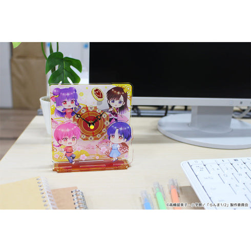 『らんま1/2』ぷちちょこミニアクリル置時計 【らんま&あかね&シャンプー&右京】