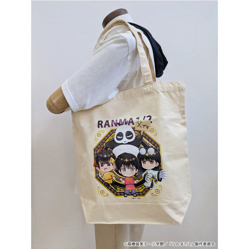 『らんま1/2』ぷちちょこキャンバストートバッグ 【乱馬&良牙&ムース&玄馬(パンダ)】