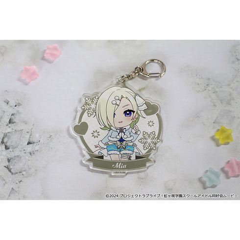『ラブライブ!虹ヶ咲学園スクールアイドル同好会』ぷちちょこアクリルキーホルダー【ミア・テイラー】 ウィンター衣装ver.