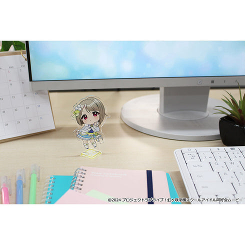 『ラブライブ!虹ヶ咲学園スクールアイドル同好会』ぷちちょこアクリルスタンド【中須 かすみ】 ウィンター衣装ver.