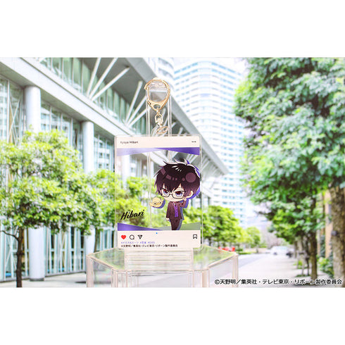 『家庭教師ヒットマンREBORN!』ぷちちょこ アクリルキーホルダー【雲雀恭弥】メガネ&スーツver.