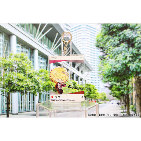 『家庭教師ヒットマンREBORN!』ぷちちょこ アクリルキーホルダー【ベルフェゴール】メガネ&スーツver.