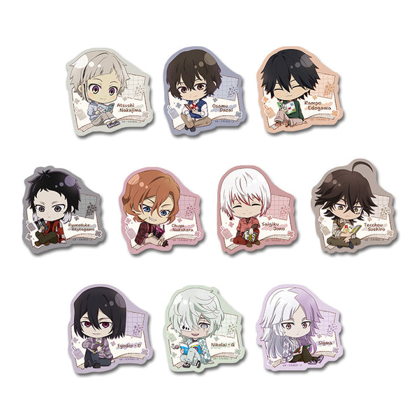 『文豪ストレイドッグス』ぷちちょこトレーディングステッカー 読書ver.【BOX】