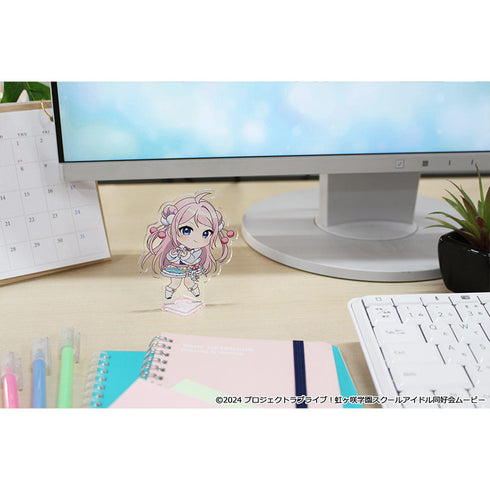 『ラブライブ!虹ヶ咲学園スクールアイドル同好会』ぷちちょこアクリルスタンド【鐘 嵐珠】 ウィンター衣装ver.