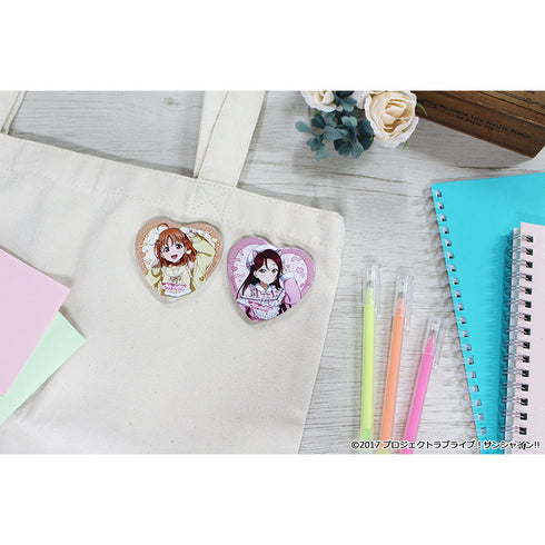 『ラブライブ!サンシャイン!!』描き下ろし トレーディングハート型缶バッジ アニマル衣装【BOX】