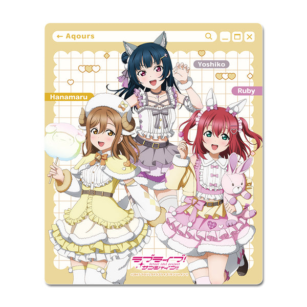 『ラブライブ!サンシャイン!!』描き下ろし マウスパッド【1年生】アニマル衣装