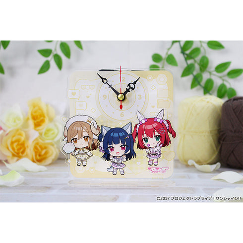 『ラブライブ!サンシャイン!!』ぷちちょこ ミニアクリル置時計【1年生】アニマル衣装