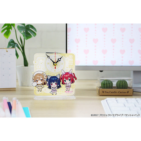『ラブライブ!サンシャイン!!』ぷちちょこ ミニアクリル置時計【1年生】アニマル衣装