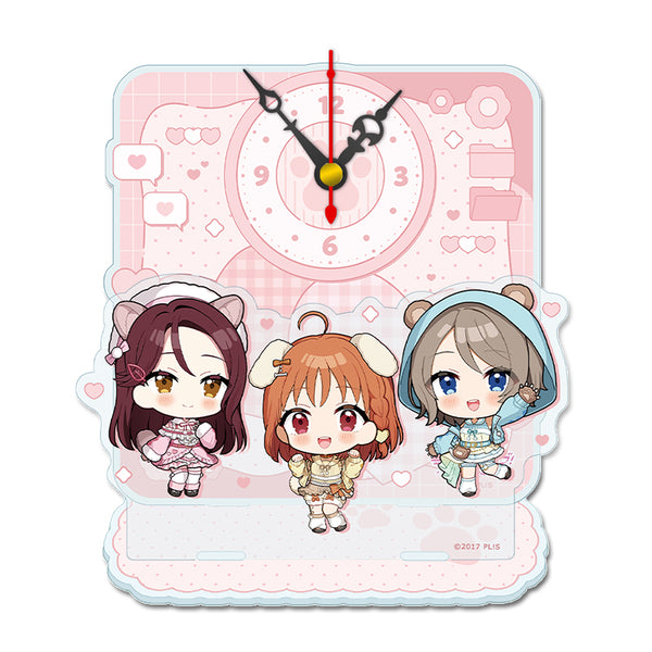 『ラブライブ!サンシャイン!!』ぷちちょこ ミニアクリル置時計【2年生】アニマル衣装