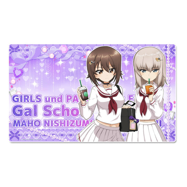 『ガールズ&パンツァー 最終章』描き下ろし デスクマット【西住まほ&逸見エリカ】ギャル制服ver.