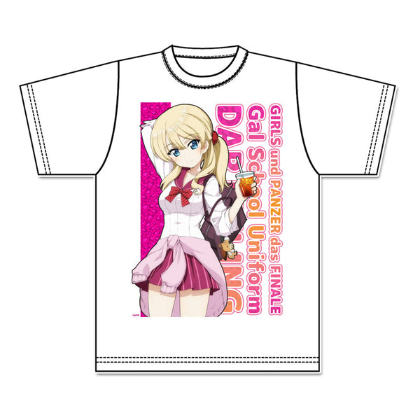 『ガールズ&パンツァー 最終章』描き下ろし グラフィックTシャツ【ダージリン】ギャル制服ver.
